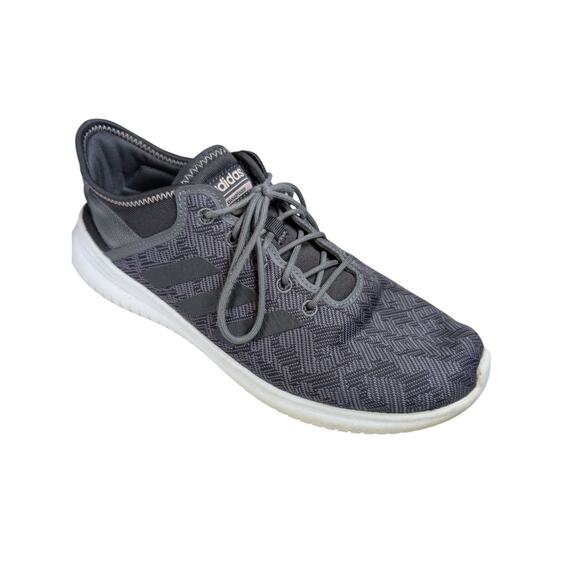 Adidas Women's Cloudfoam QT Flex Running Shoe Sneaker Gray/Black Size 9 - Picture 1 of 9
